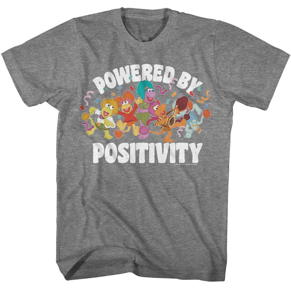 Fraggle Rock - Powered By Positivity T-Shirt