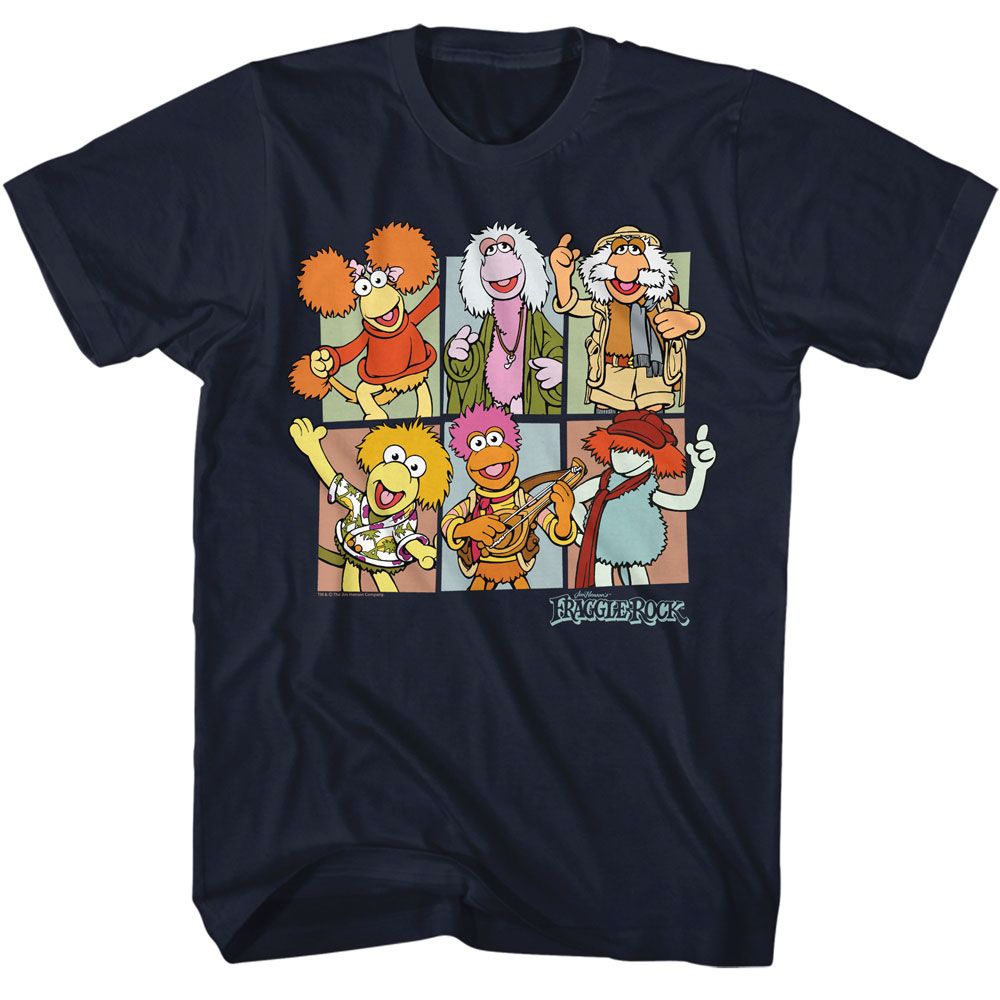 Fraggle Rock - Squares Boyfriend Tee