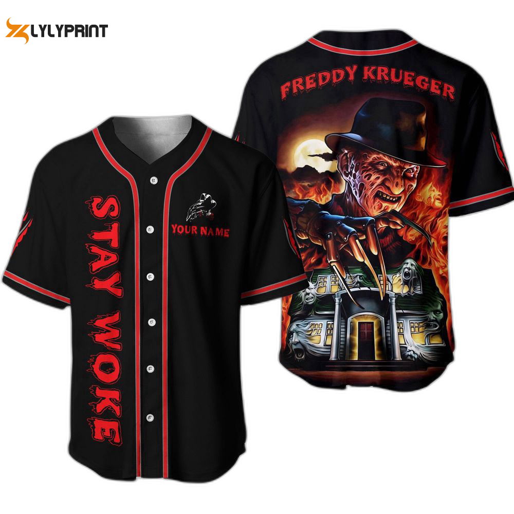 Freddy Krueger Jersey, Personalized Freddy Krueger Baseball Jersey For Men Women - lylyprint.com