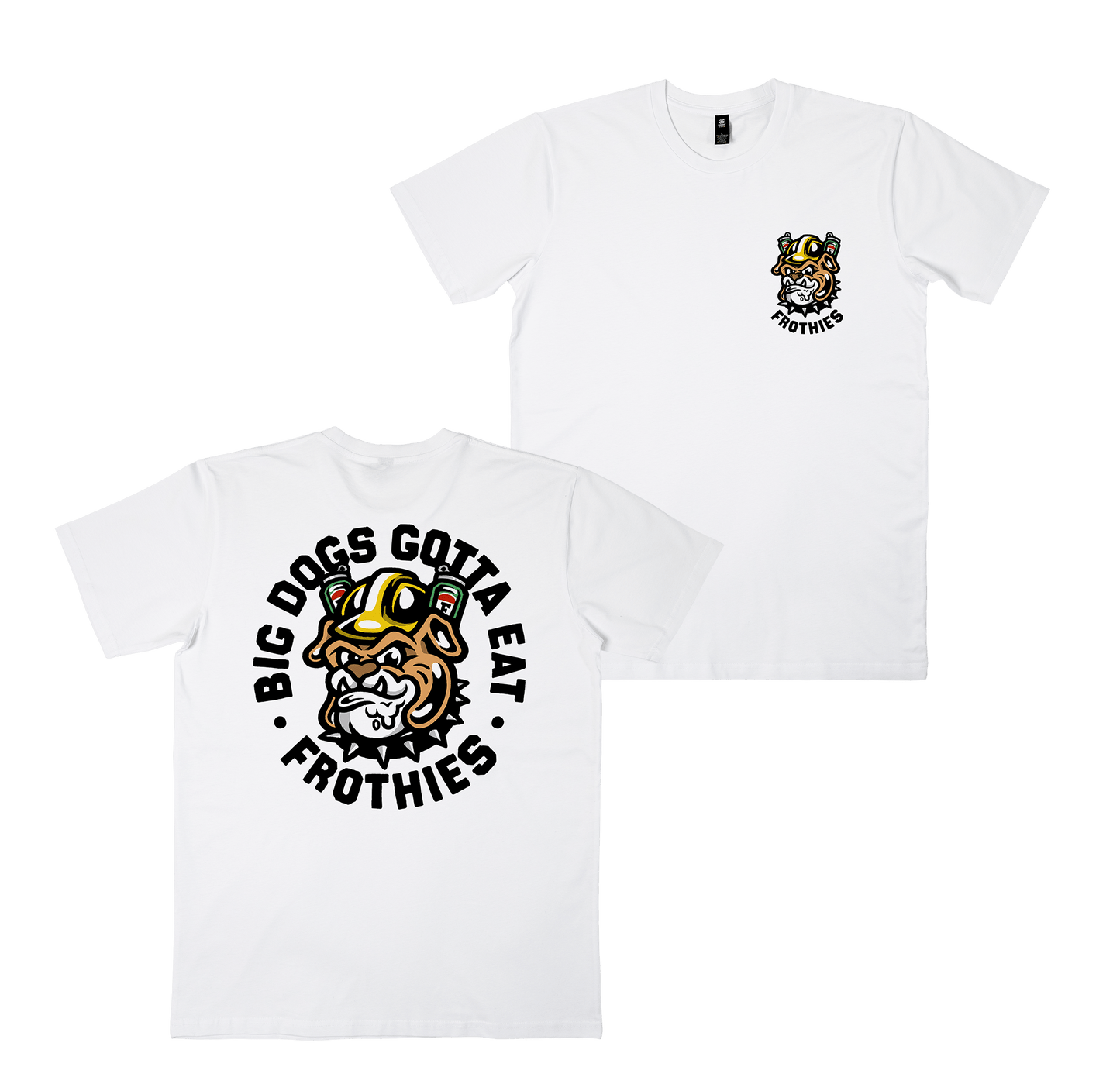 Big Dog Tee White