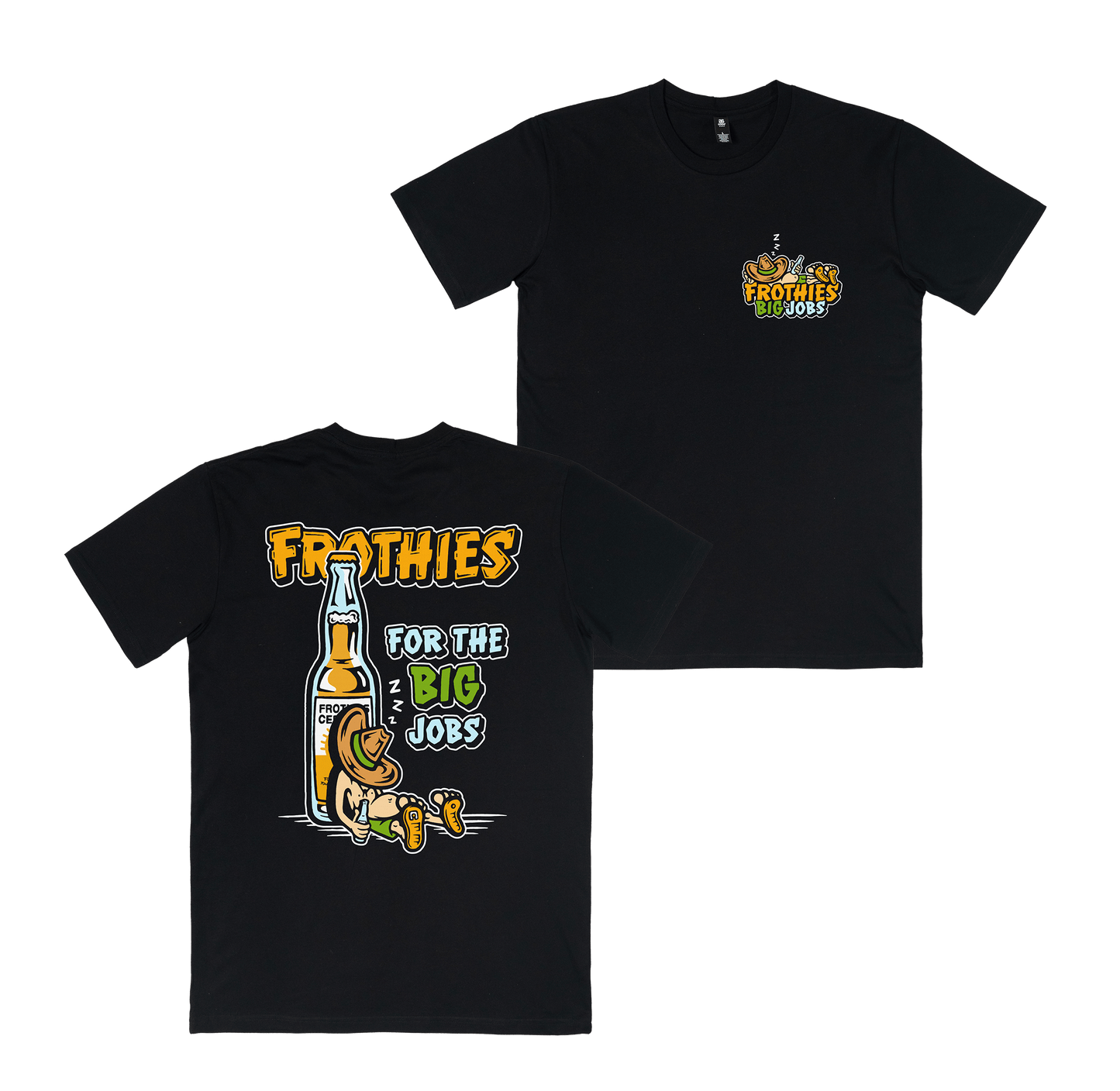 Big Jobs Tee Black