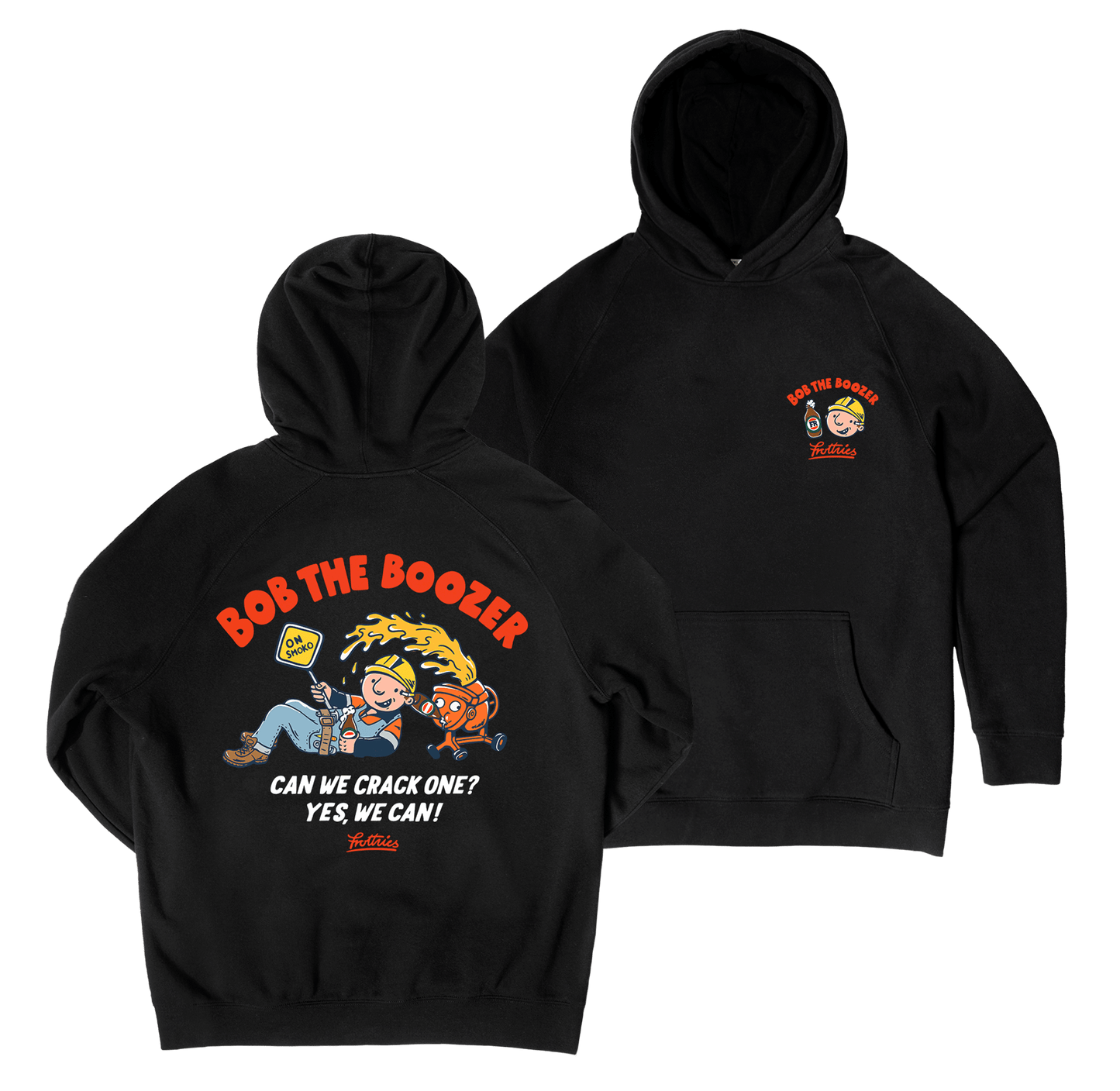 Bob The Boozer Hoodie Black
