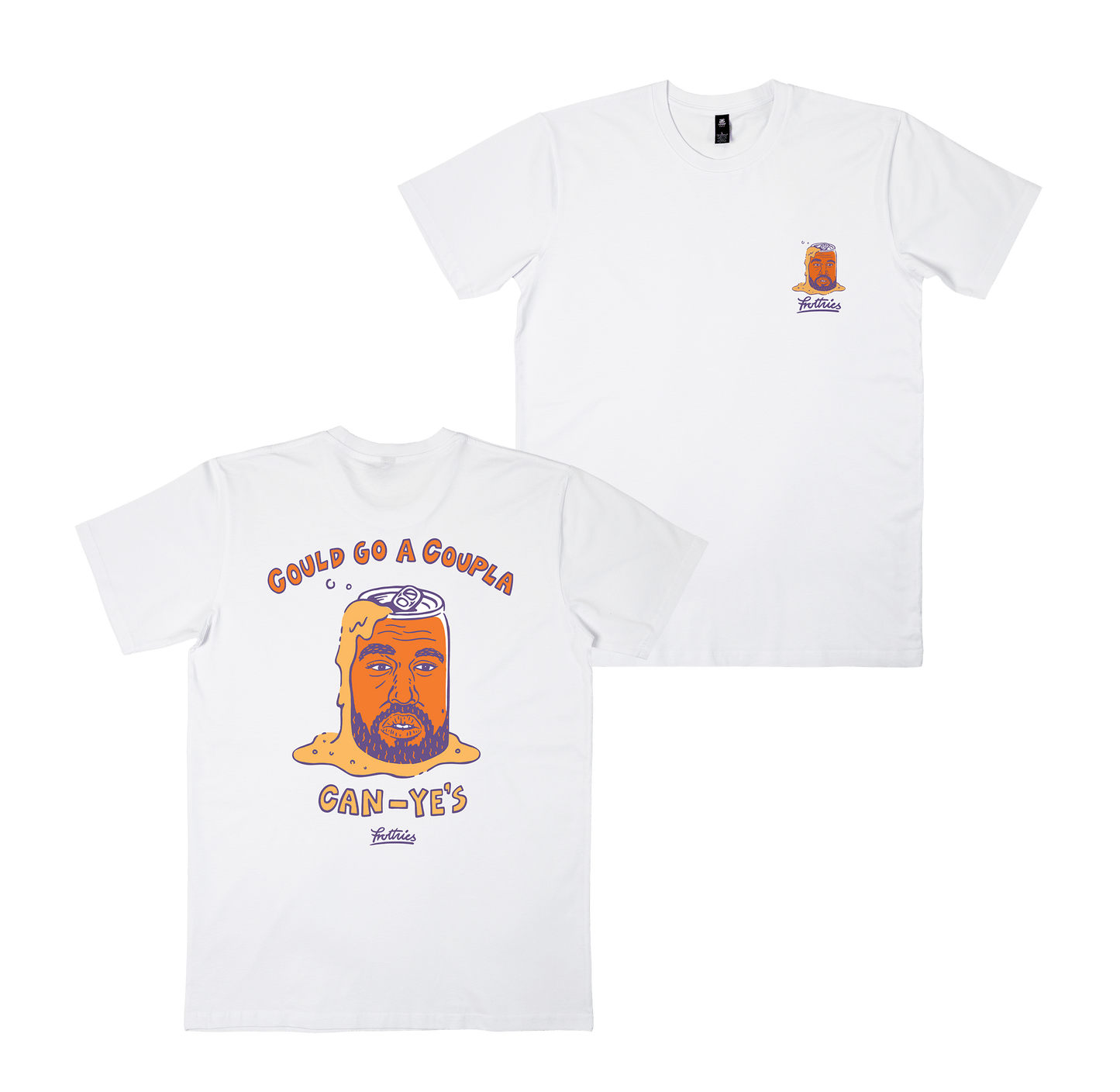 Can-ye West Tee White