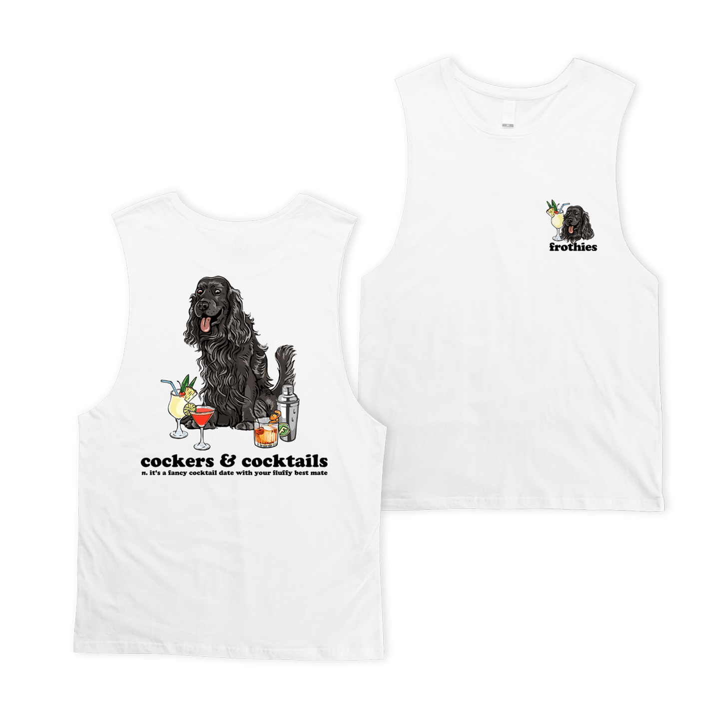 Cockers & Cocktails Muscle Tee