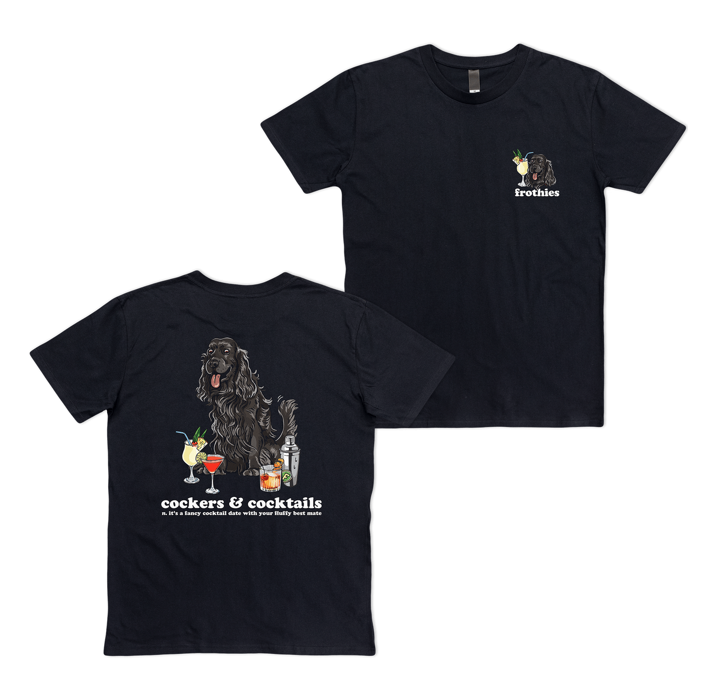 Cockers & Cocktails Tee