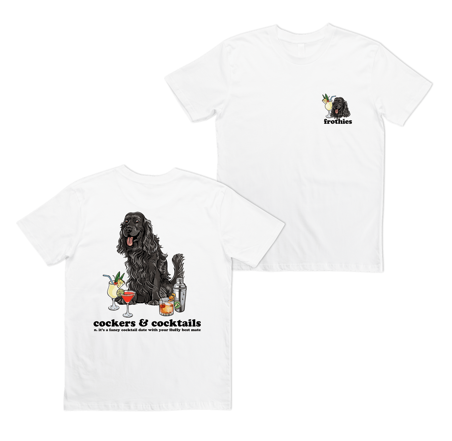 Cockers & Cocktails Tee