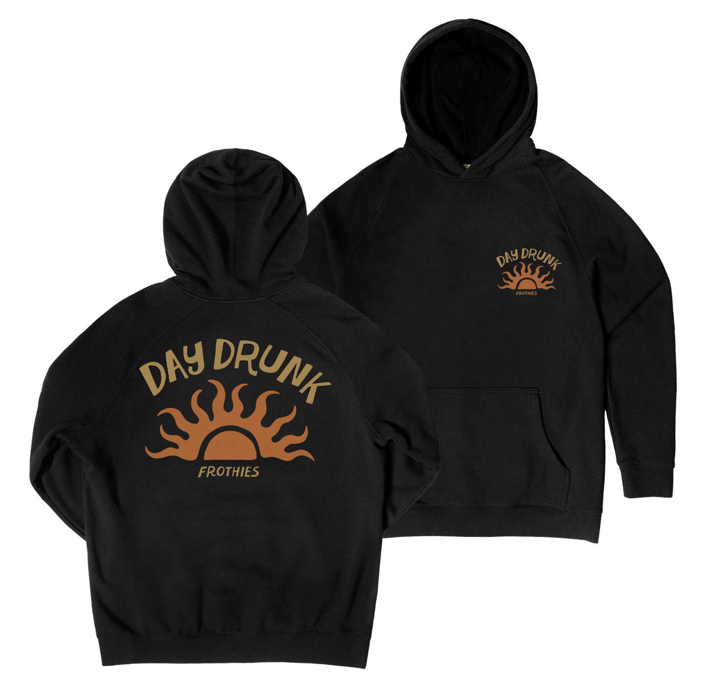 Day Drunk Hoodie Black