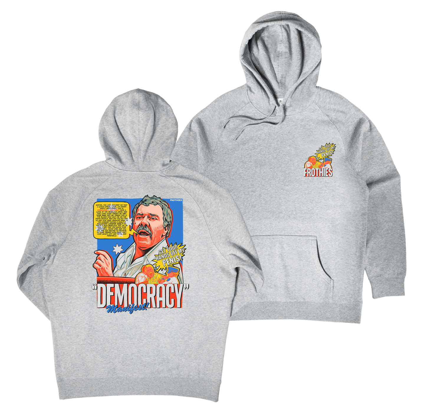 Democracy Manifest Hoodie Grey