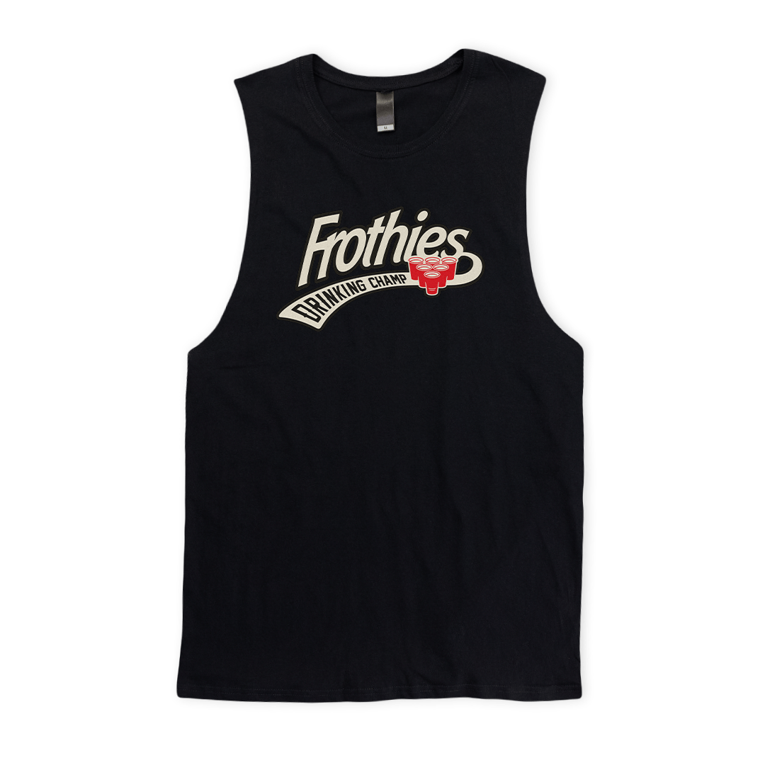 Drinking Champ Muscle Tee Black