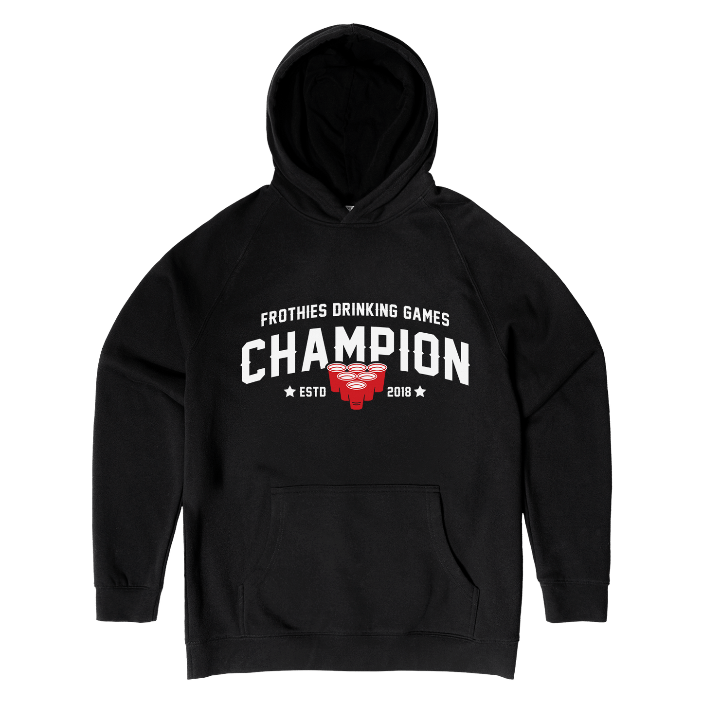 Frothies Champion Hoodie Black