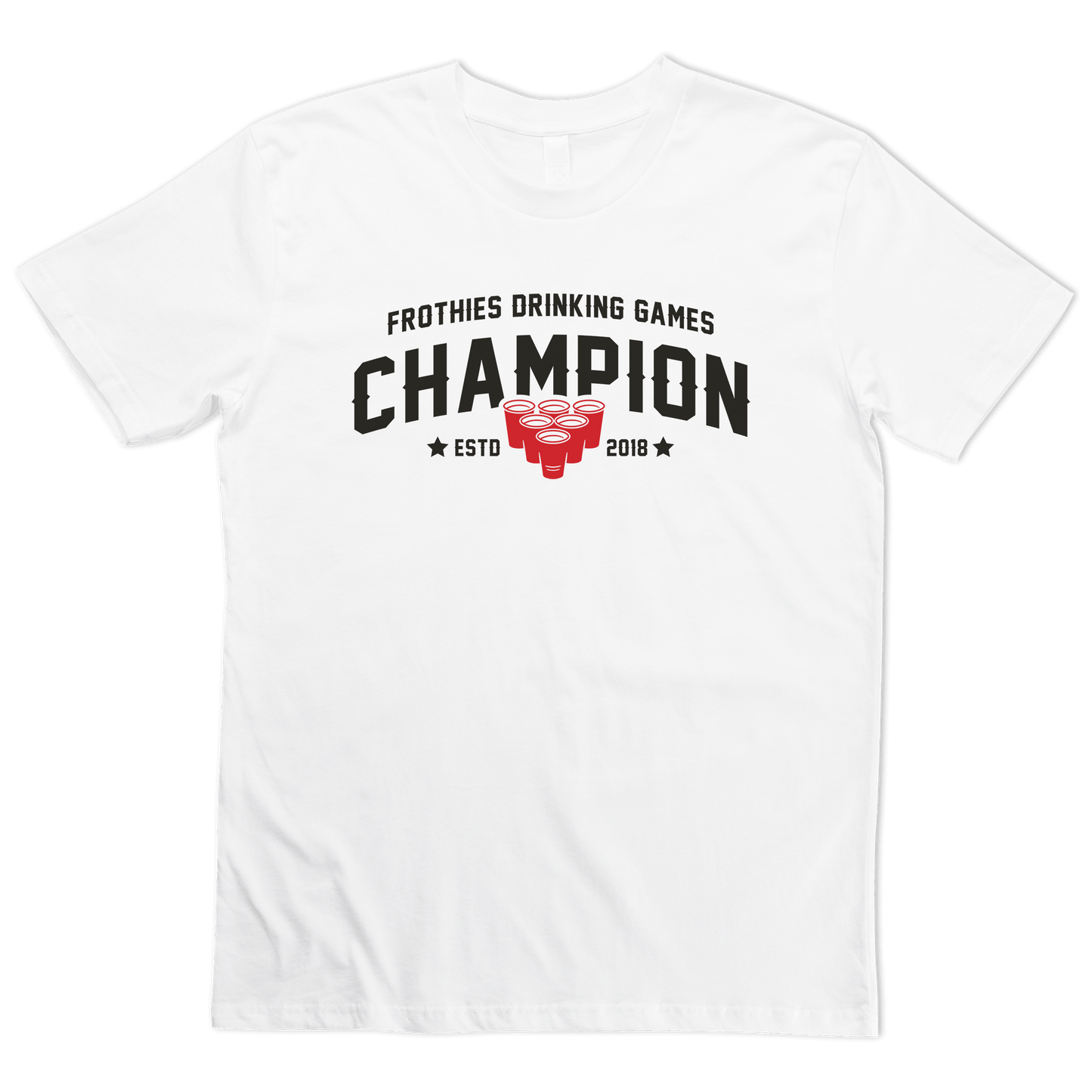 Frothies Champion Tee White