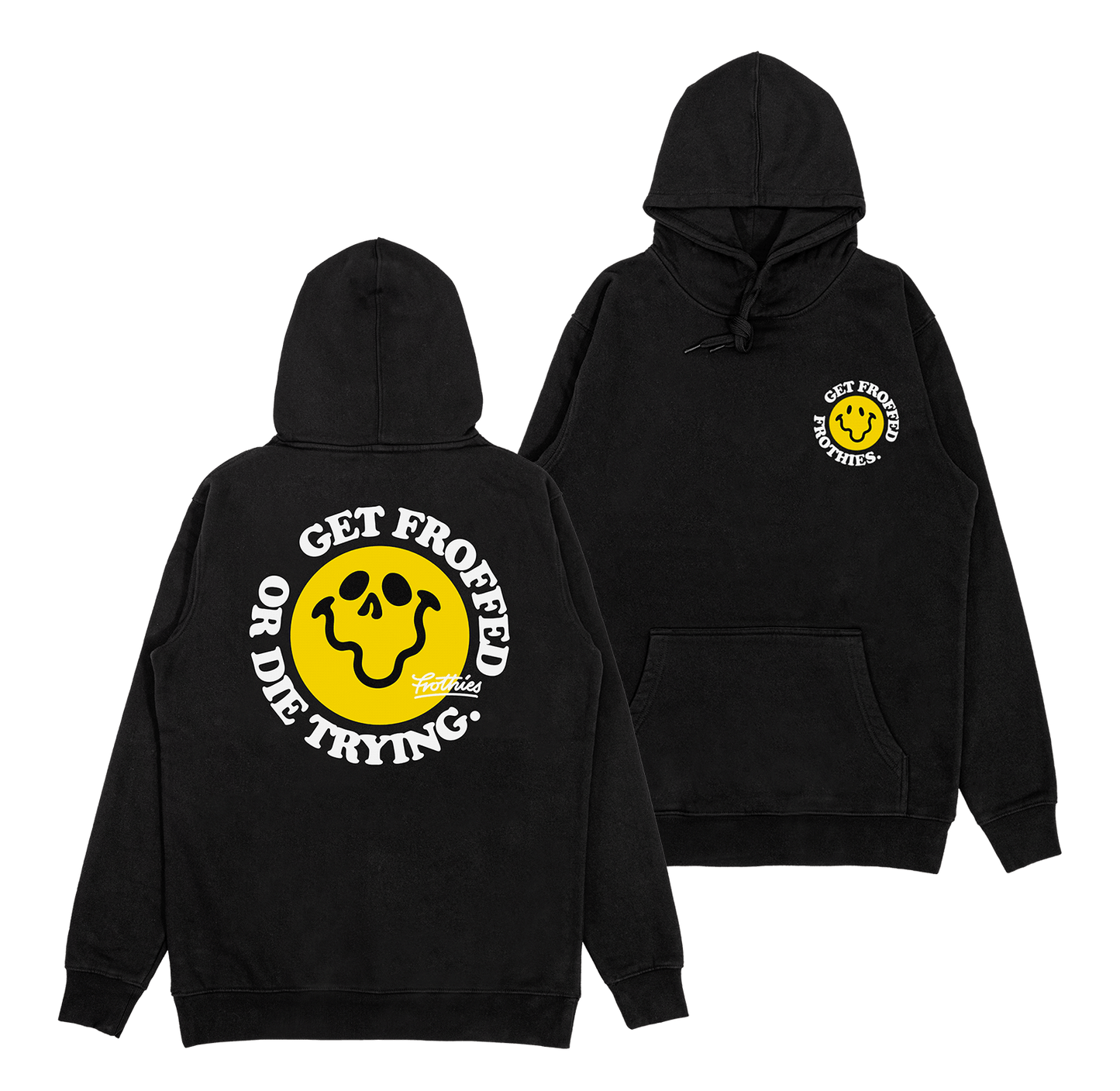 Get Froffed 3 Hoodie Black