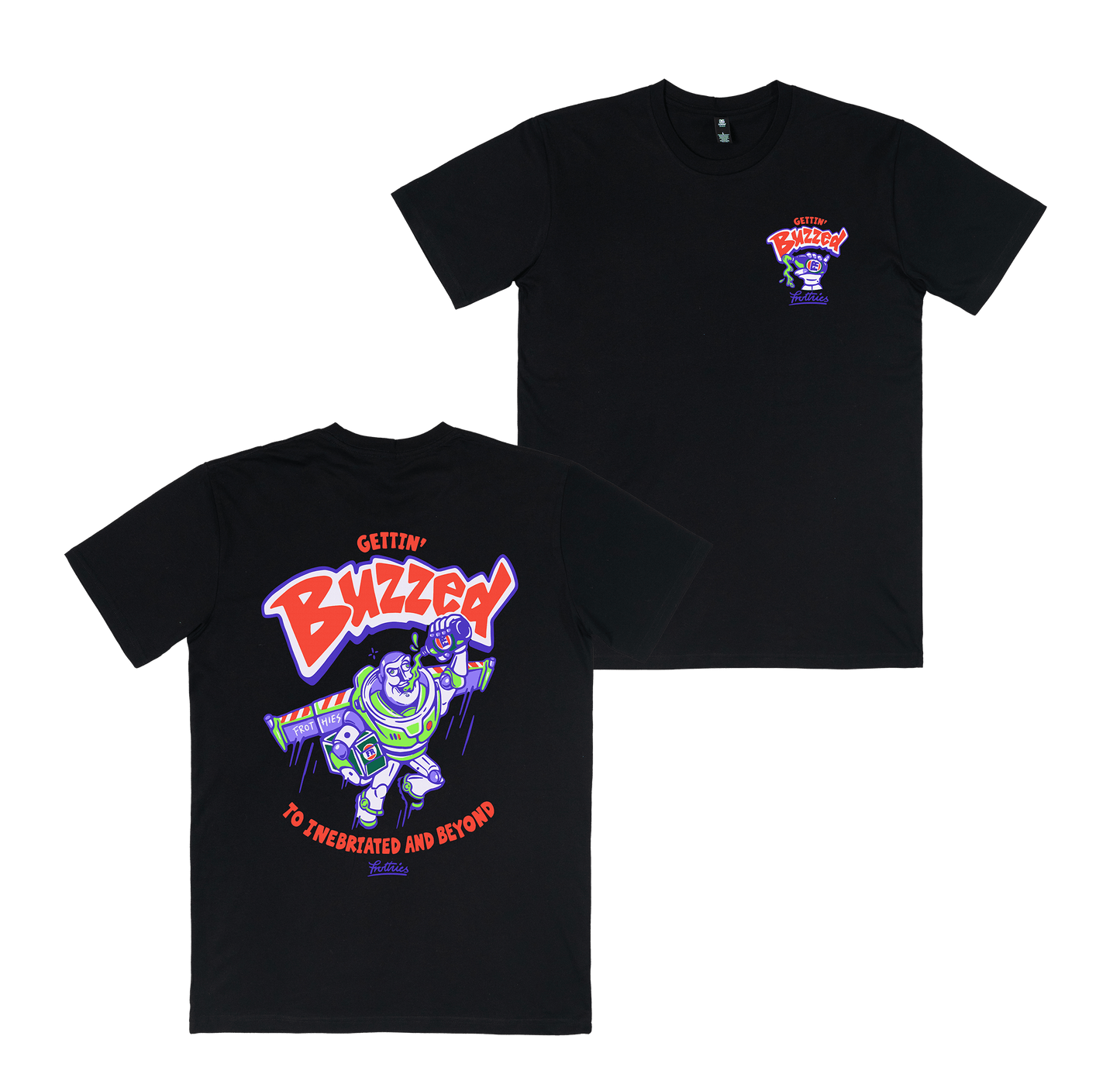 Gettin' Buzzed Tee Black