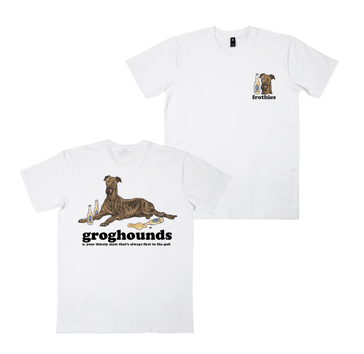 Groghounds Tee White