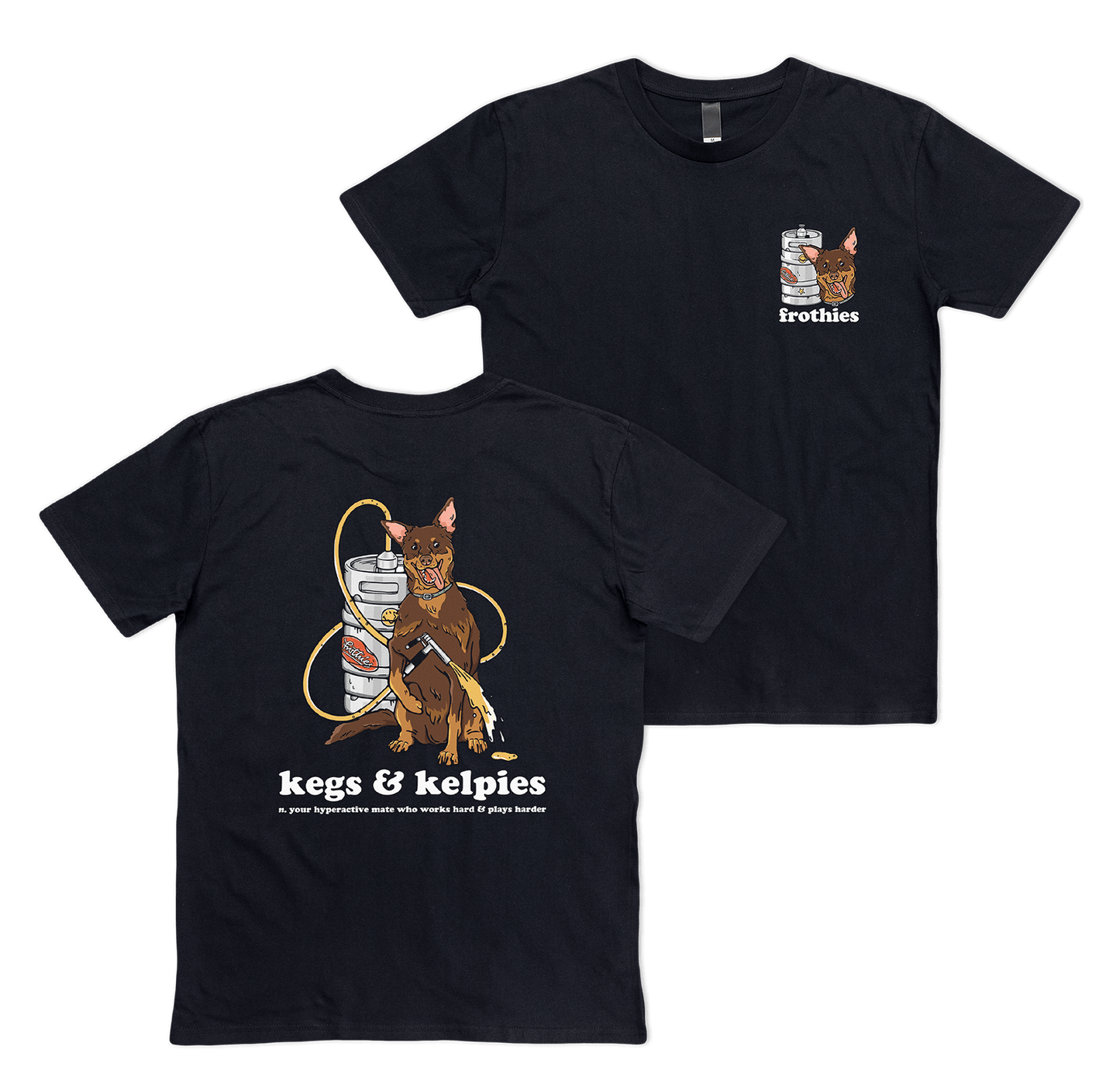 Kegs & Kelpies Tee