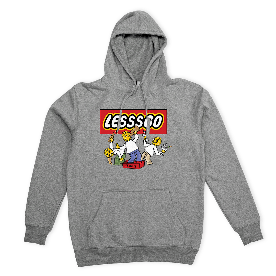 Lesssgo Hoodie Grey