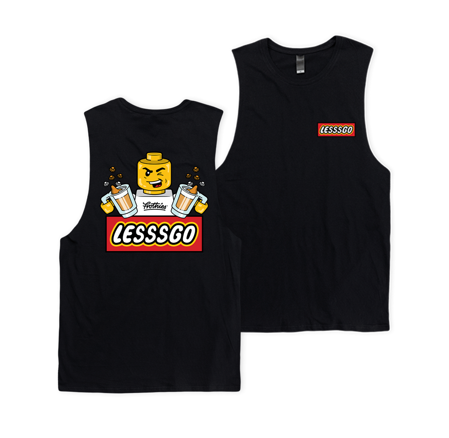 Lesssgo Man Muscle Tee