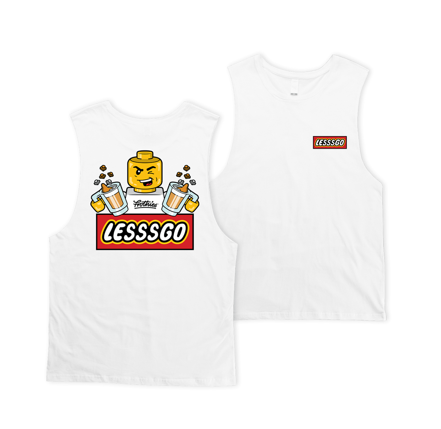 Lesssgo Man Muscle Tee