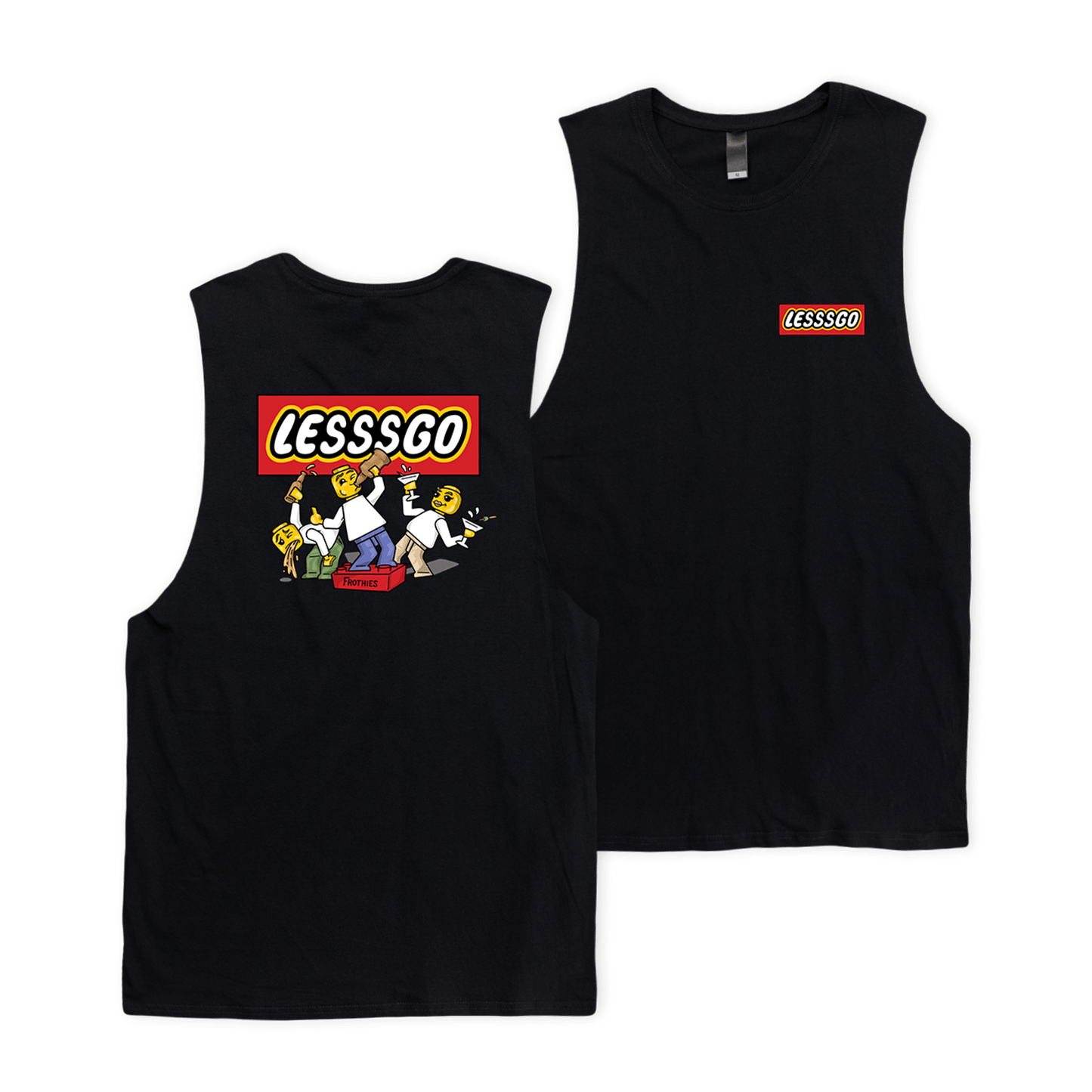 Lesssgo Muscle Tee