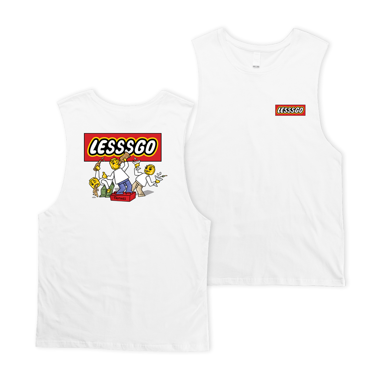 Lesssgo Muscle Tee
