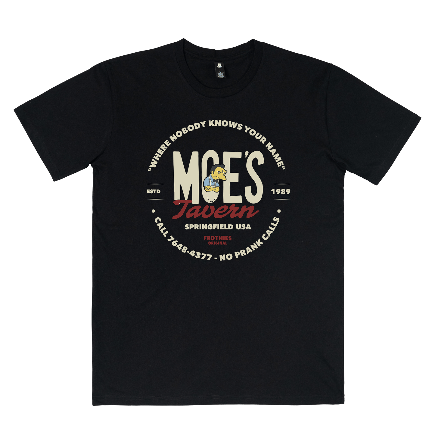 Moe's Tavern Tee Black