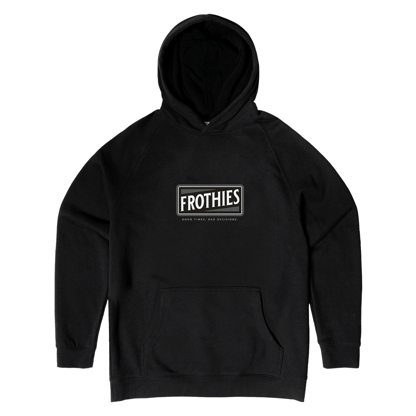 Old Froth Hoodie Black