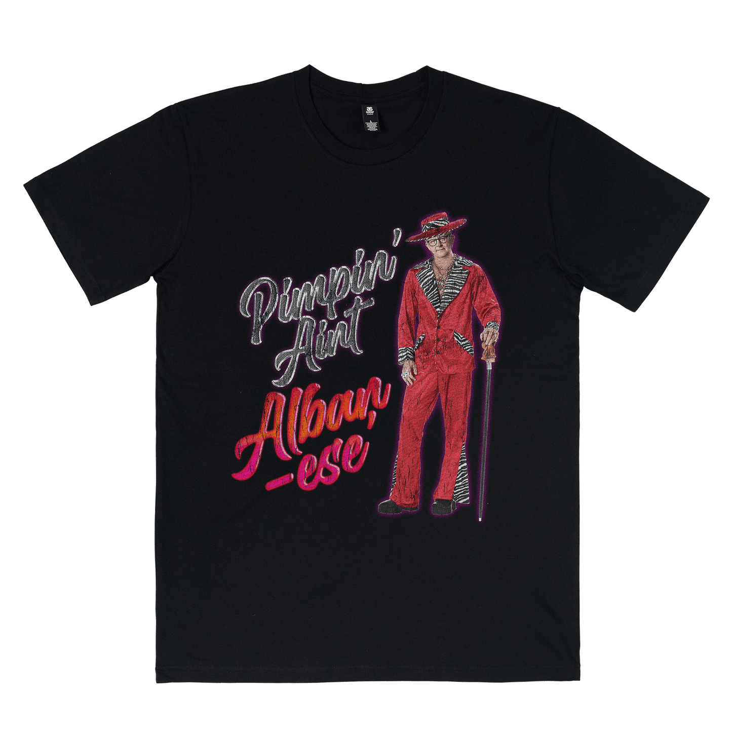 Pimpin' Aint Albanese Tee Black