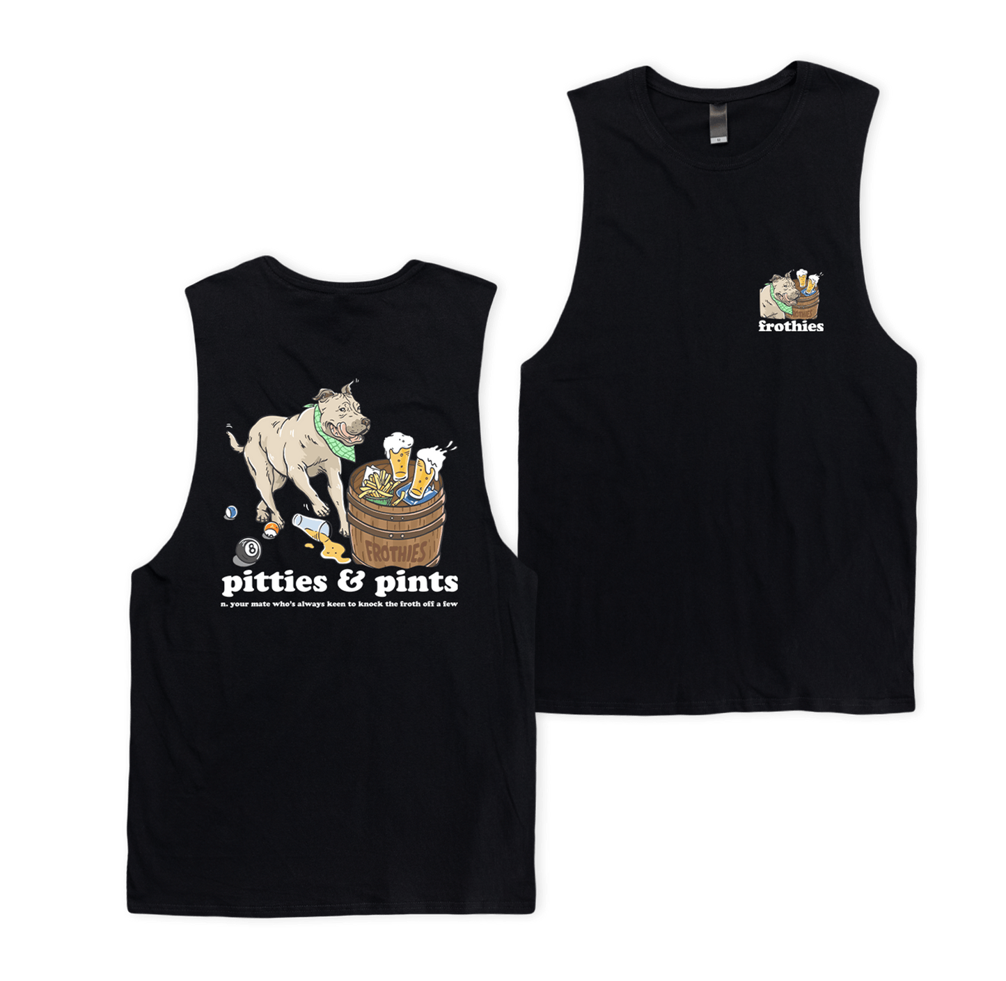 Pitties & Pints Muscle Tee