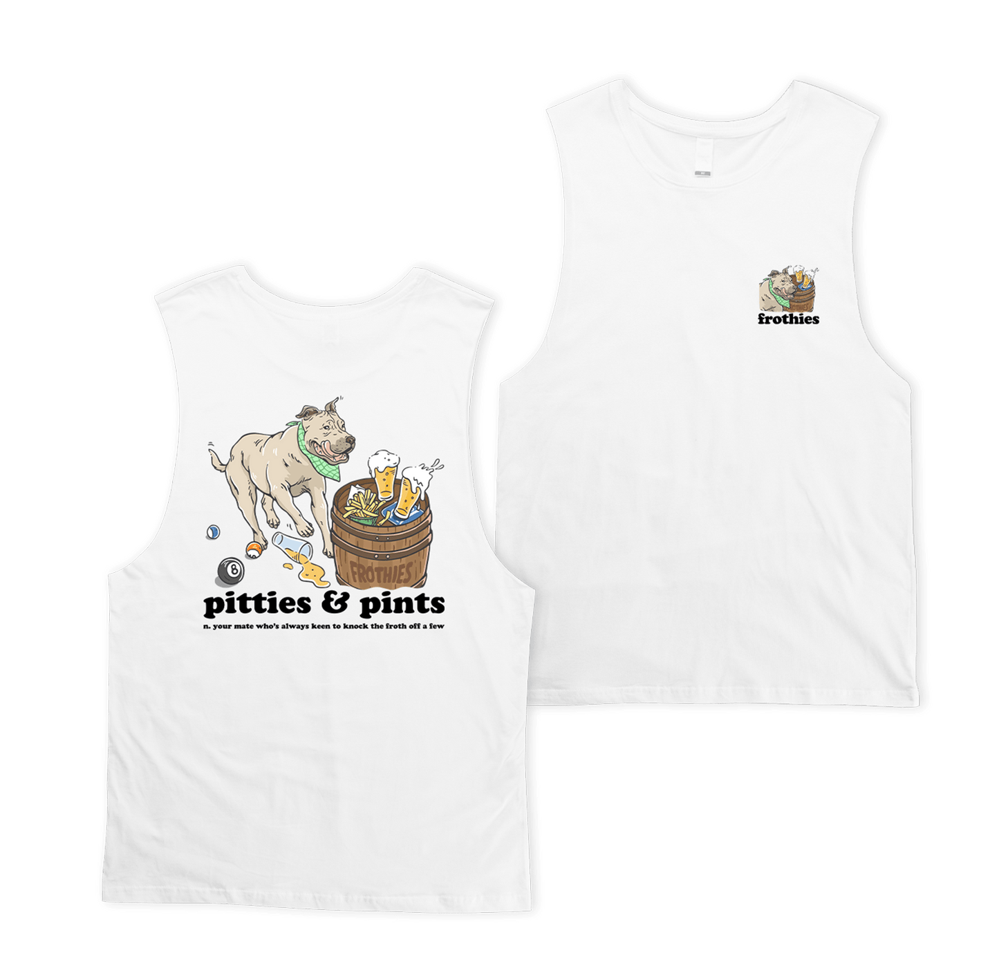 Pitties & Pints Muscle Tee