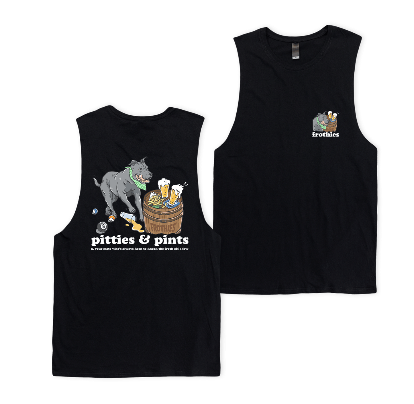Pitties & Pints Muscle Tee