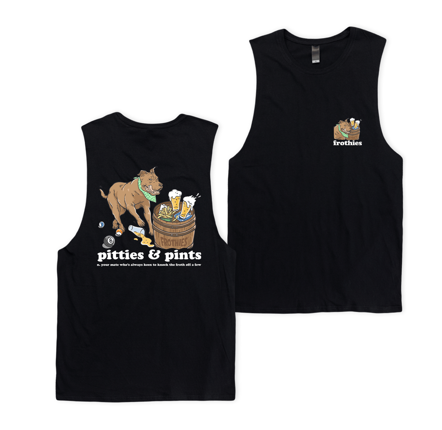 Pitties & Pints Muscle Tee