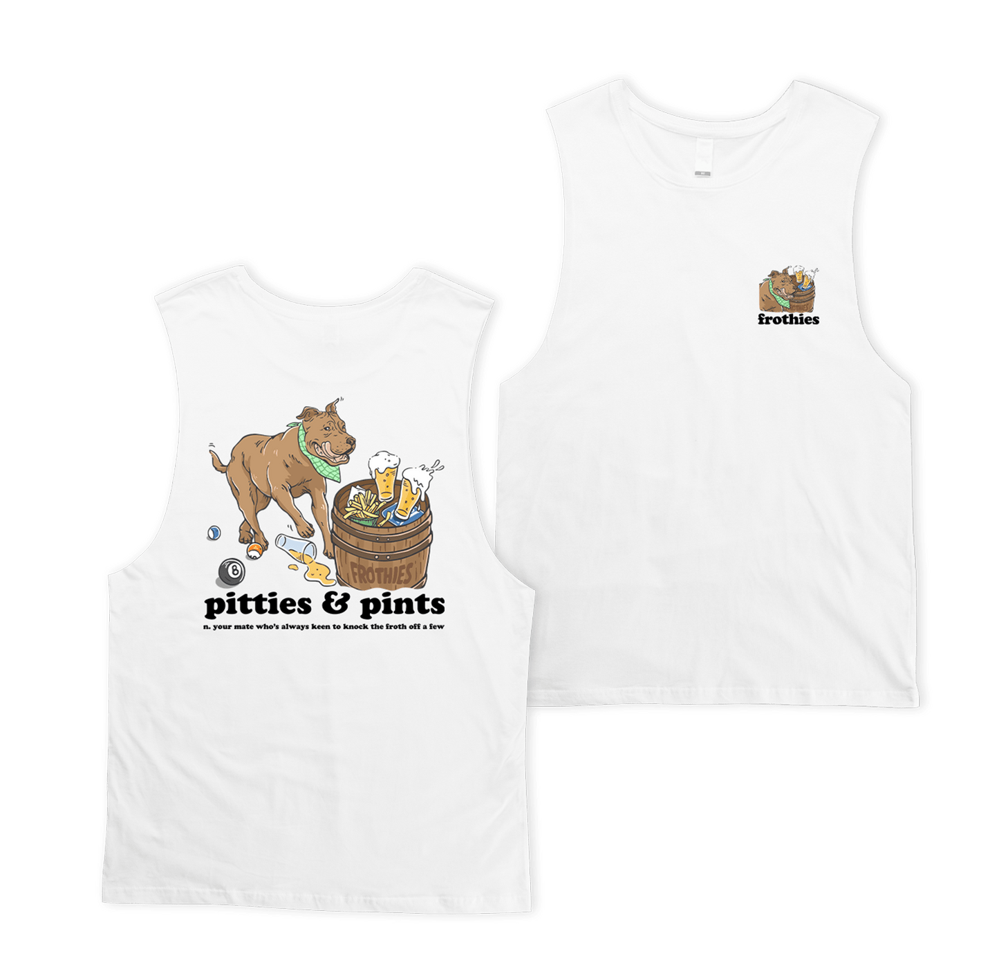 Pitties & Pints Muscle Tee