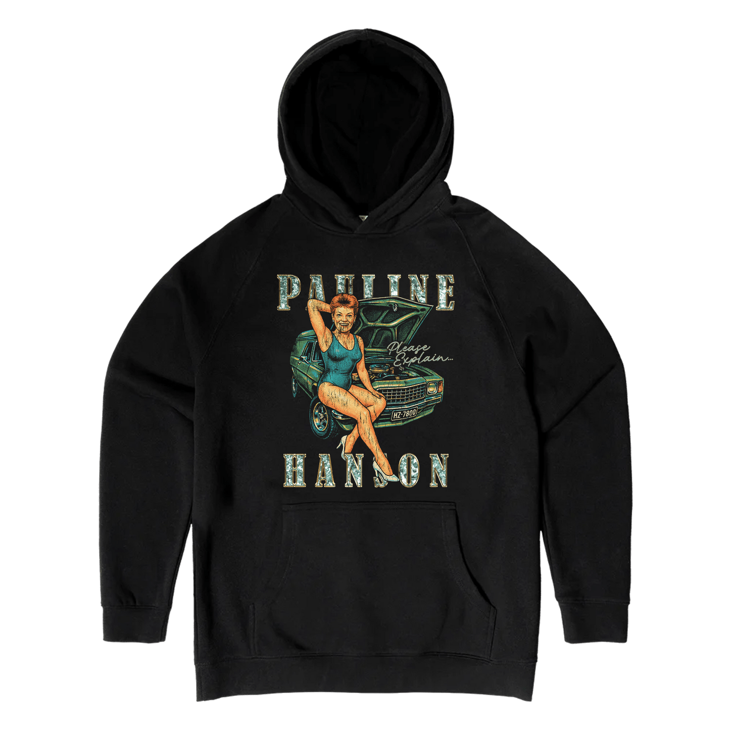 Please Explain Pauline Hanson Hoodie Black