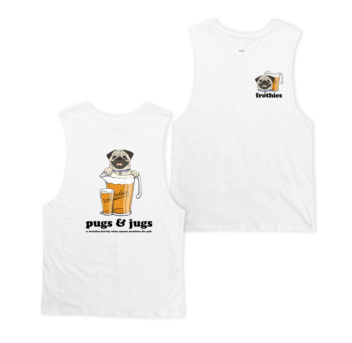 Pugs & Jugs Muscle Tee