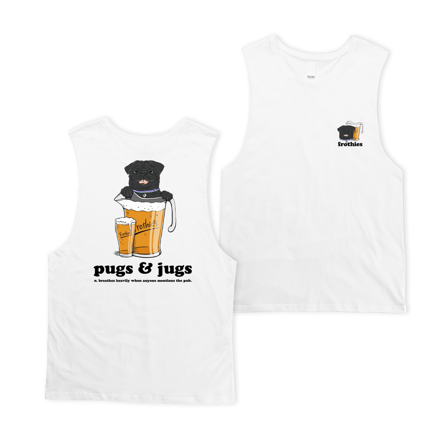 Pugs & Jugs Muscle Tee