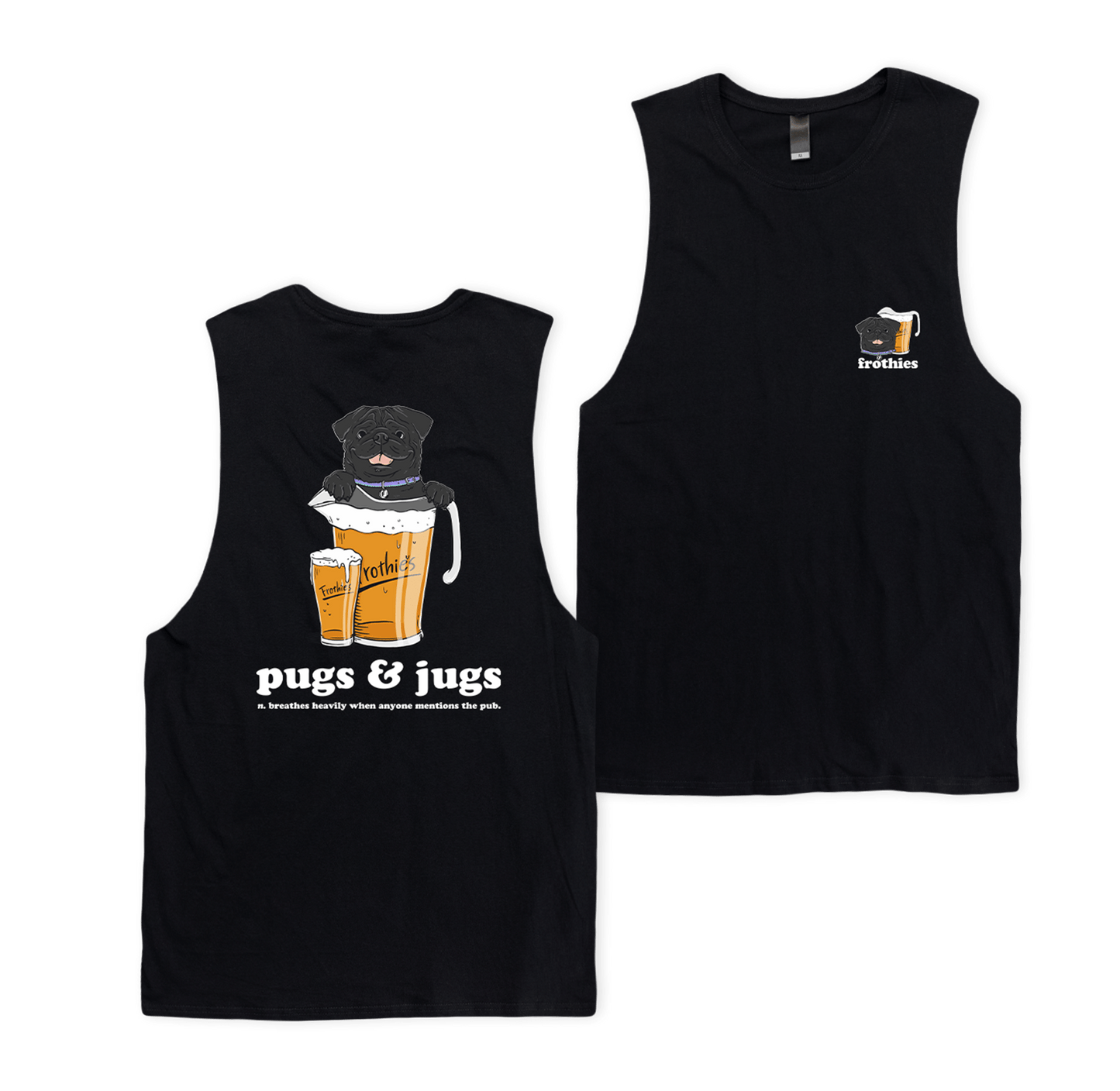 Pugs & Jugs Muscle Tee