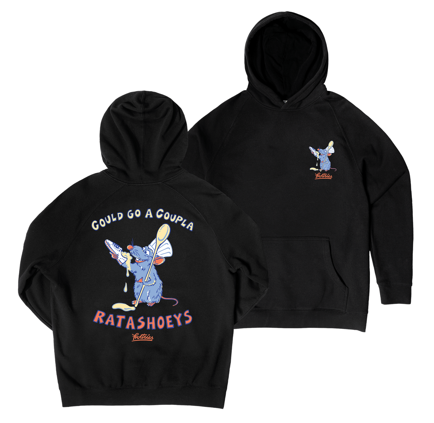 Ratashoeys Hoodie Black