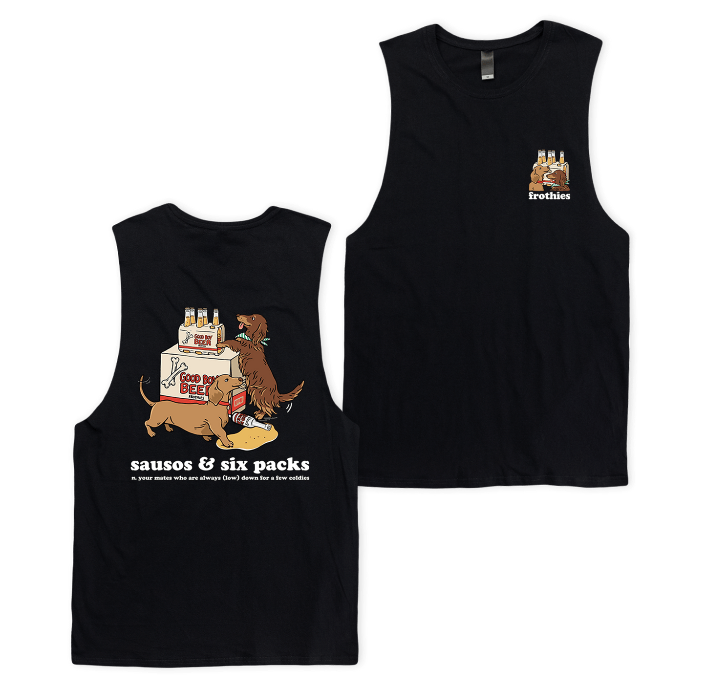 Sausos & Six-Packs Muscle Tee