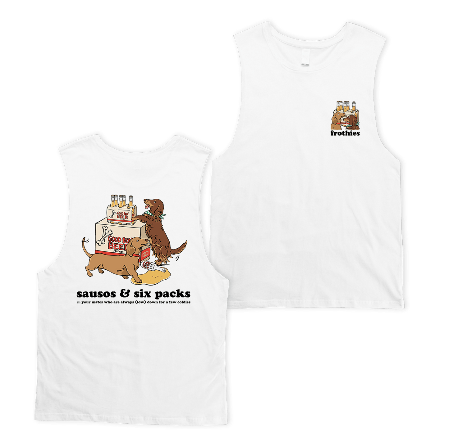 Sausos & Six-Packs Muscle Tee