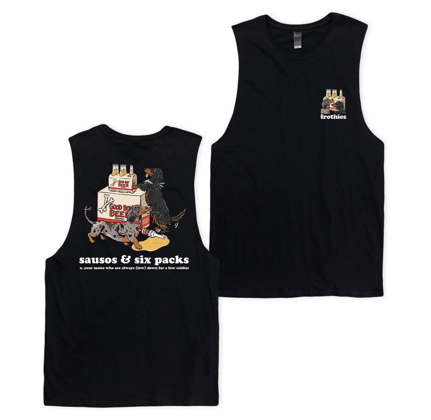 Sausos & Six-Packs Muscle Tee