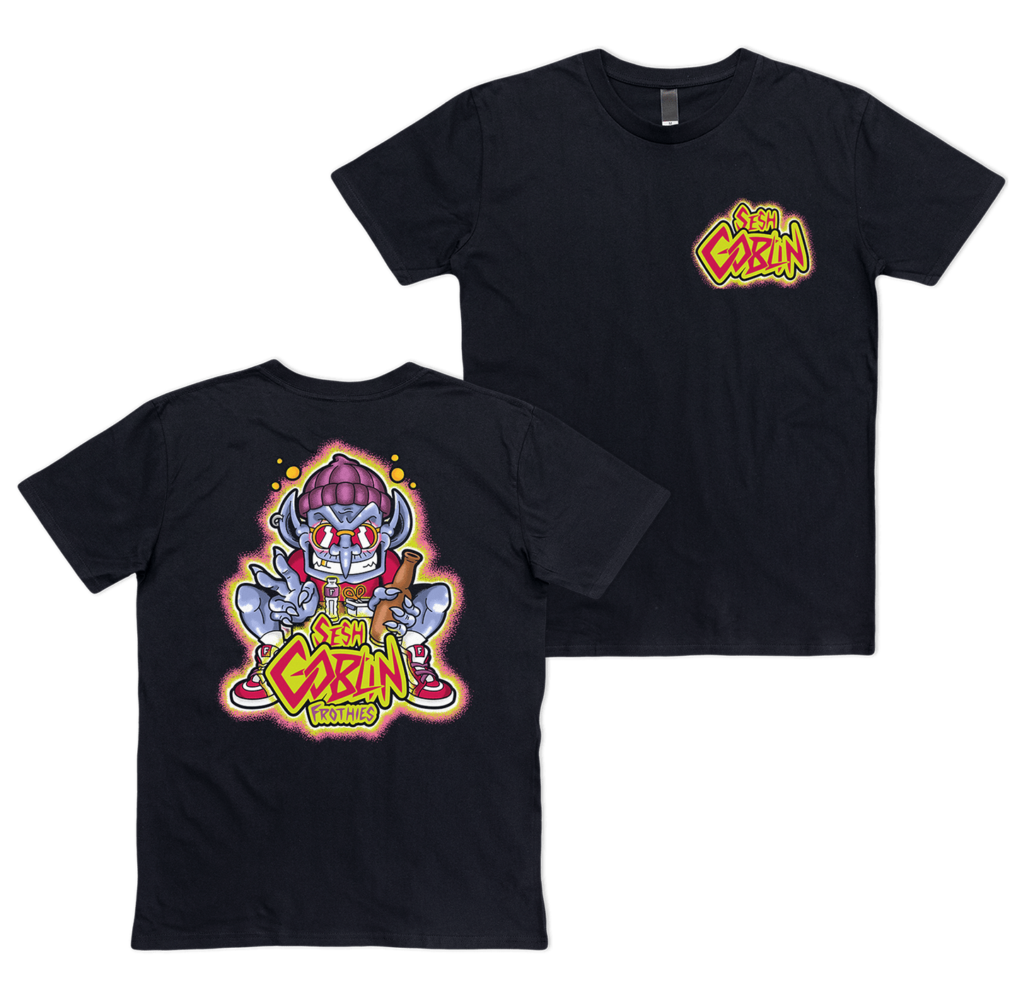 Sesh Goblin Tee Black