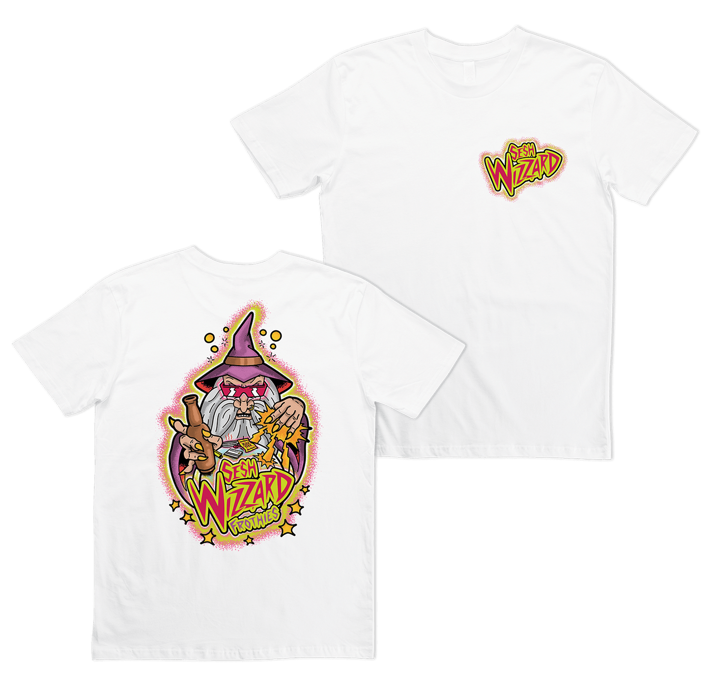 Sesh Wizzard Tee White