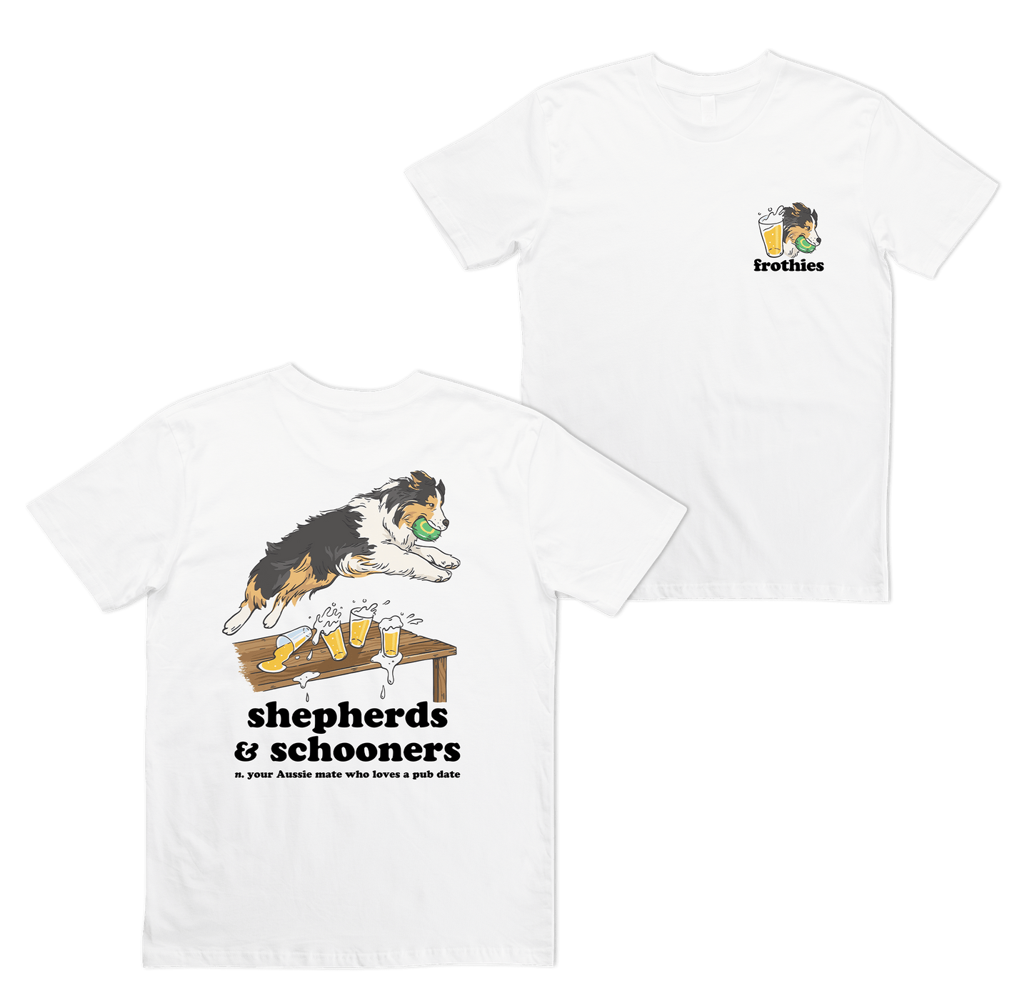 Shepherds & Schooners Tee White