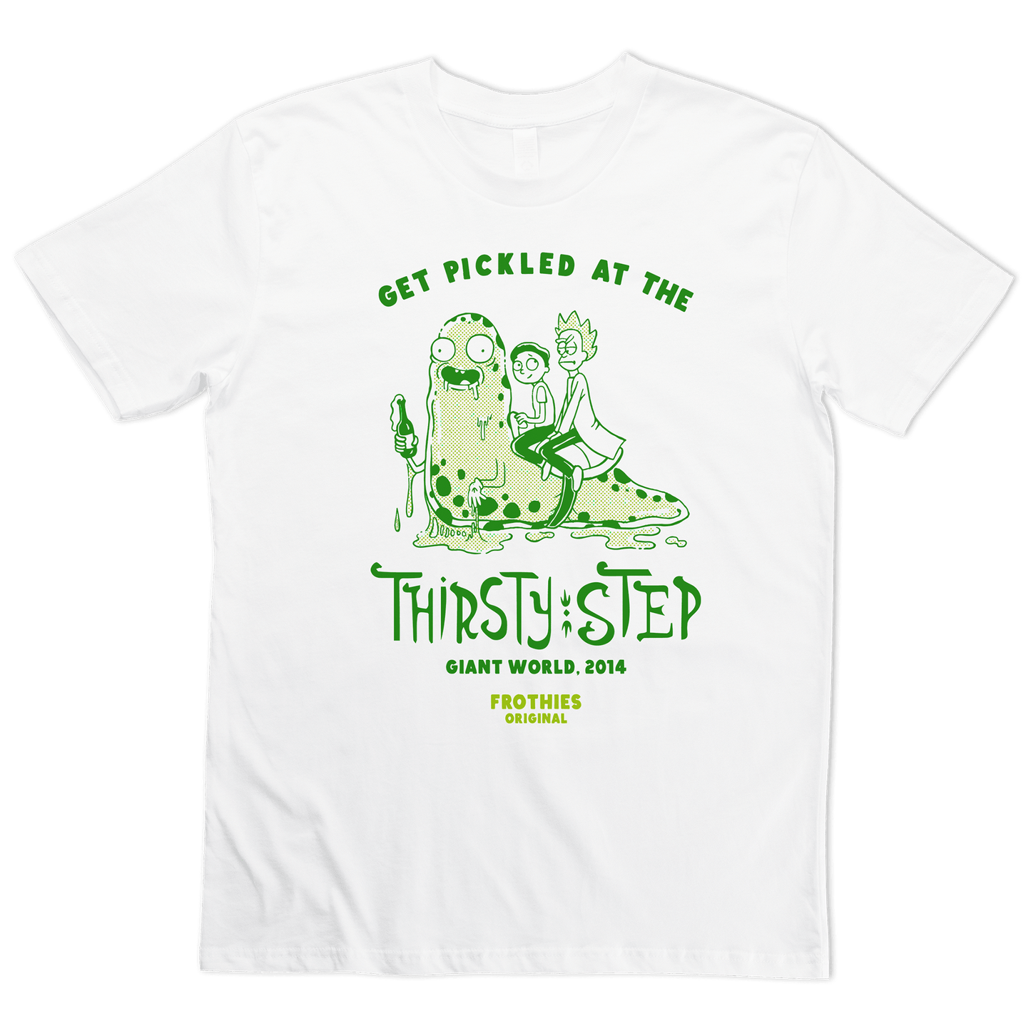 Thirsty Step Tee White