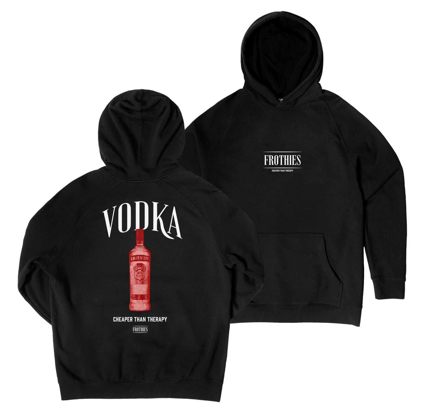 Vodka Hoodie Black