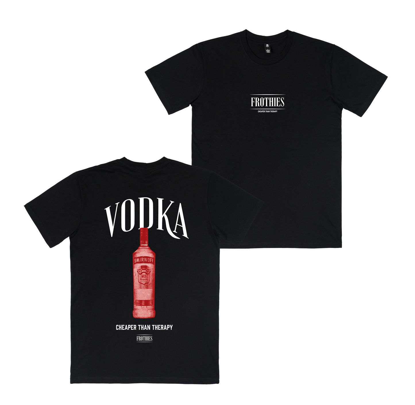Vodka Tee Black