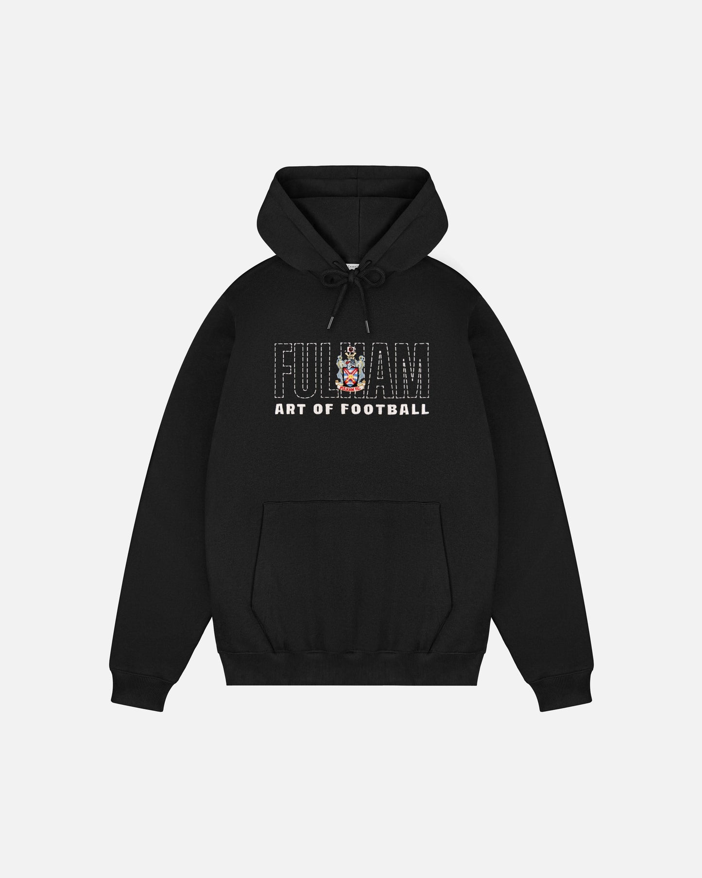 Fulham 90s Black Hoodie