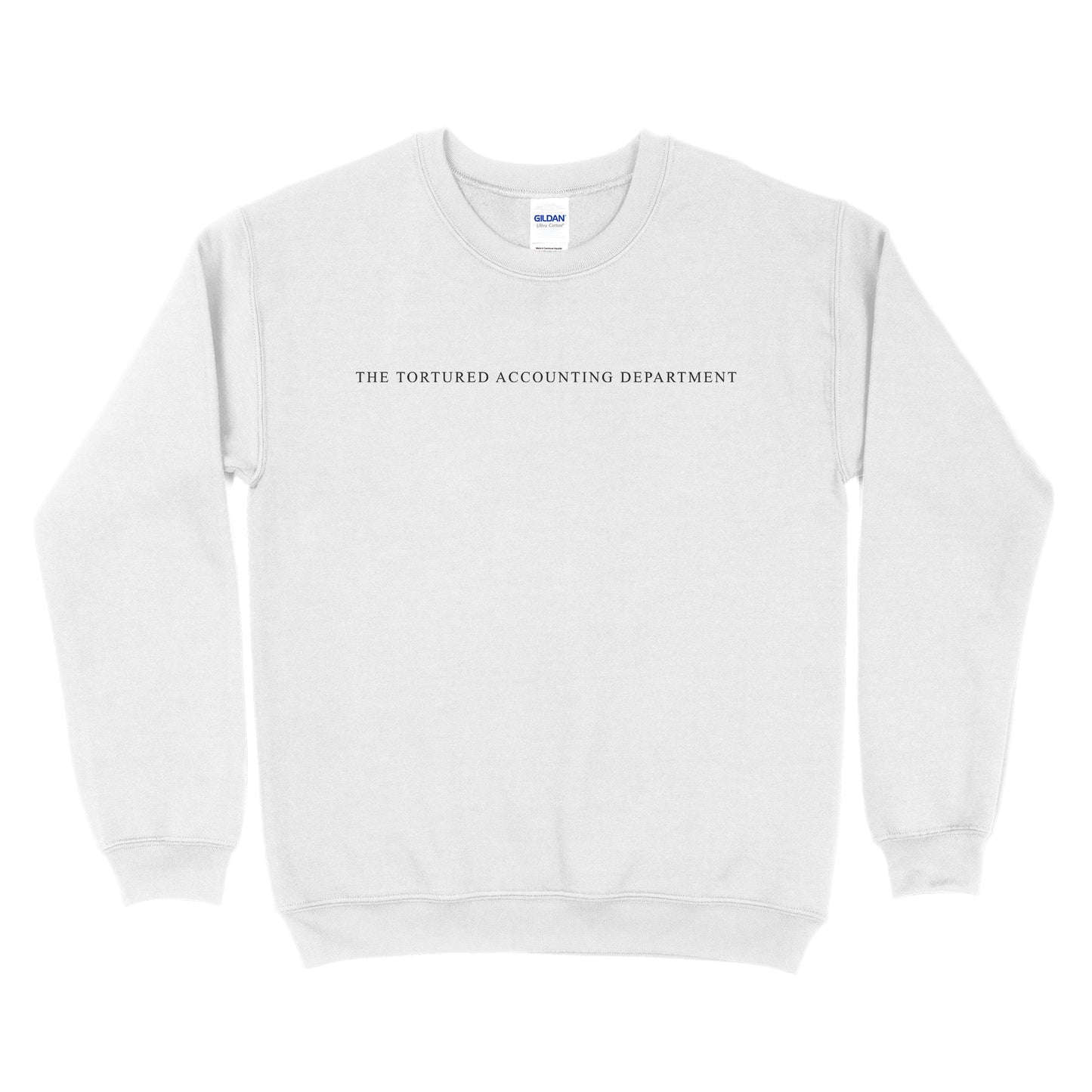 The Tortured Accounting Department Sweatshirt - Small Text