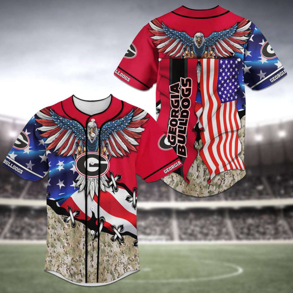 Georgia Bulldogs Baseball Jersey Gift For Men Women - lylyprint.com