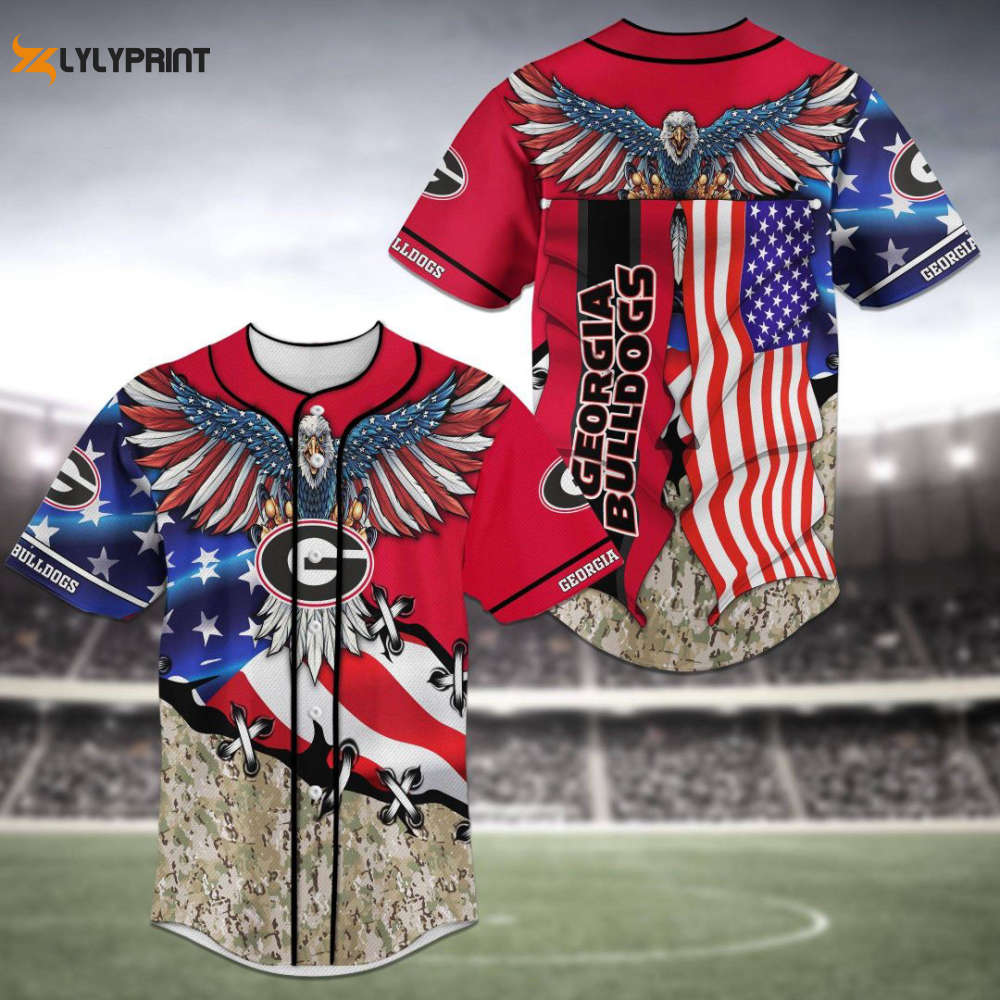 Georgia Bulldogs Baseball Jersey Gift For Men Women - lylyprint.com